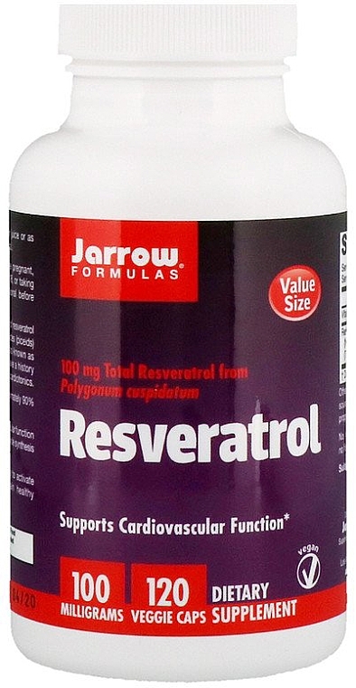 Resverat - Jarrow Formulas Resveratrol, 100 mg — photo N3