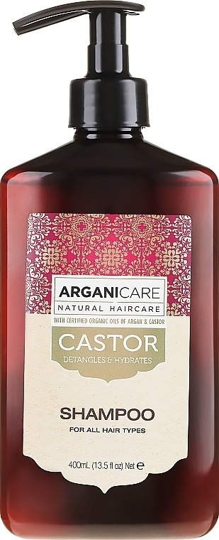 Hair Growth Shampoo - Arganicare Castor Oil Shampoo — photo N1