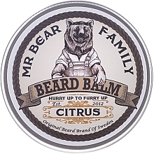 Beard Balm - Mr. Bear Family Beard Balm Citrus  — photo N1