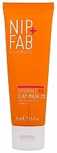 Fragrances, Perfumes, Cosmetics Vitamin C Clay Mask - NIP+FAB Illuminate Vitamin C Fix Clay Mask 3%