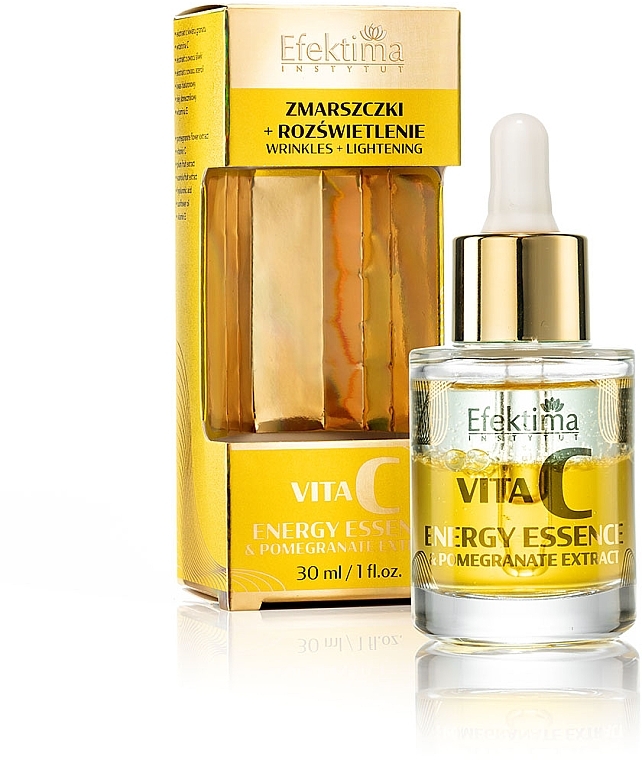 Biphase Face Serum - Efektima Instytut Vita C Energy Essence & Pomegranate Extract — photo N1