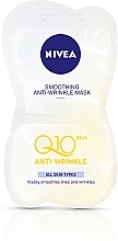 Smoothing Anti-Wrinkle Mask - NIVEA Visage Q10 Plus Anti-Wrinkle Smoothing Facial Mask — photo N1