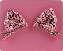 Fragrances, Perfumes, Cosmetics Ears with Pink Sequins Hair Clip Set - Avon