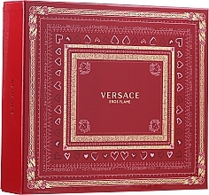 Versace Eros Flame - Set (edp 100 ml + sh/gel 150 ml + edp/10ml) — photo N1