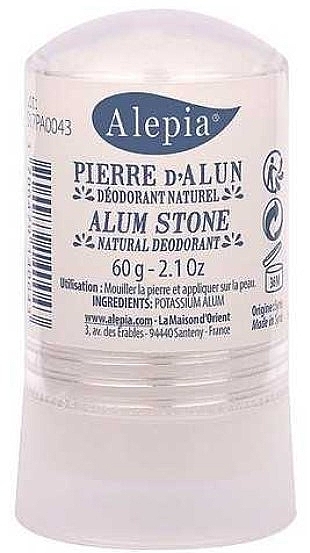 Natural Deodorant Stick - Alepia Alum Stick Stone — photo N1