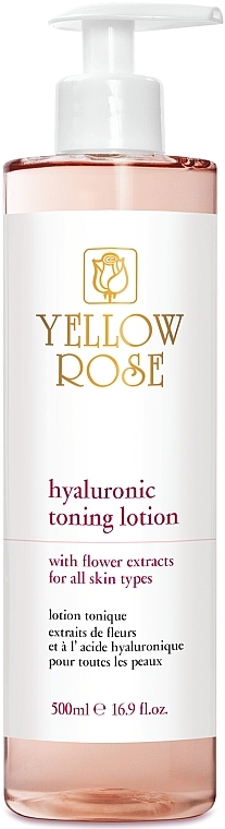 Toning Lotion with Hyaluronic Acid - Yellow Rose Hyaluronic Toning Lotion — photo N2