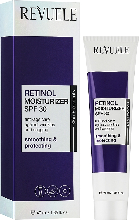 Retinol Moisturizing Face Cream - Revuele Retinol Moisturizer SPF 30 — photo N2