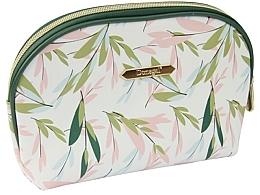 Fragrances, Perfumes, Cosmetics Large Makeup Bag "Spring Flower", 4996, white and green - Donegal