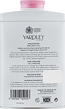 Perfumed Talc - Yardley London English Rose Perfumed Talc  — photo N7