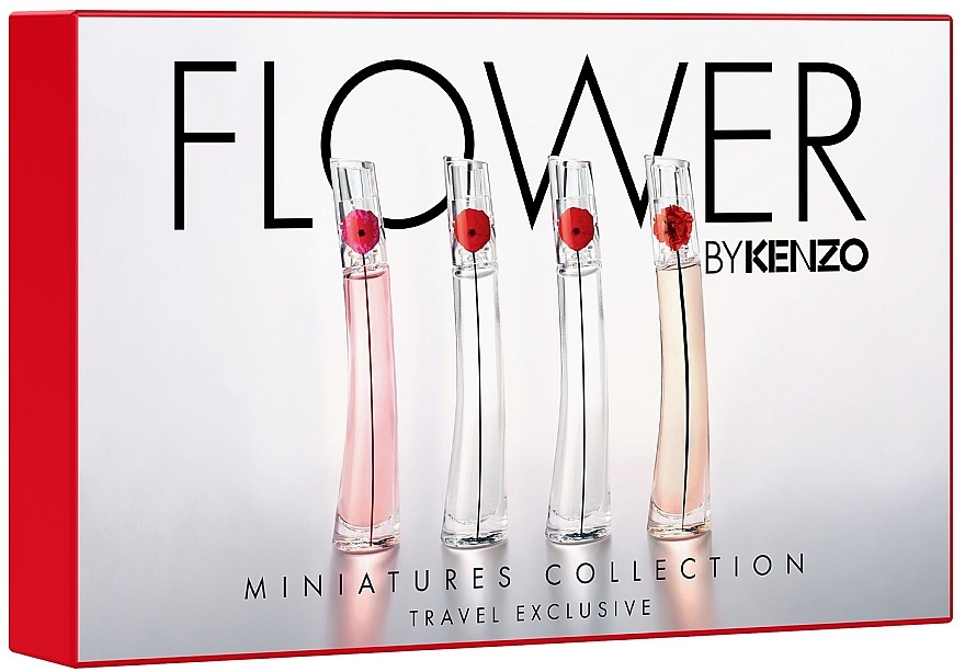 Kenzo Flower Miniatures Collection Travel Exclusive - Set (edp/4x4ml) — photo N1