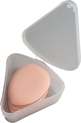 Makeup Sponges in Case, 3 pcs. - Deni Carte Make Up Sponge — photo N1