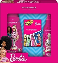 Set - Naturaverde Kids Barbie (bubble/bath/300ml + spray/200ml + cards/1pc) — photo N1