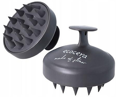 Scalp Massage Brush, grey - Ecocera Medi — photo N1