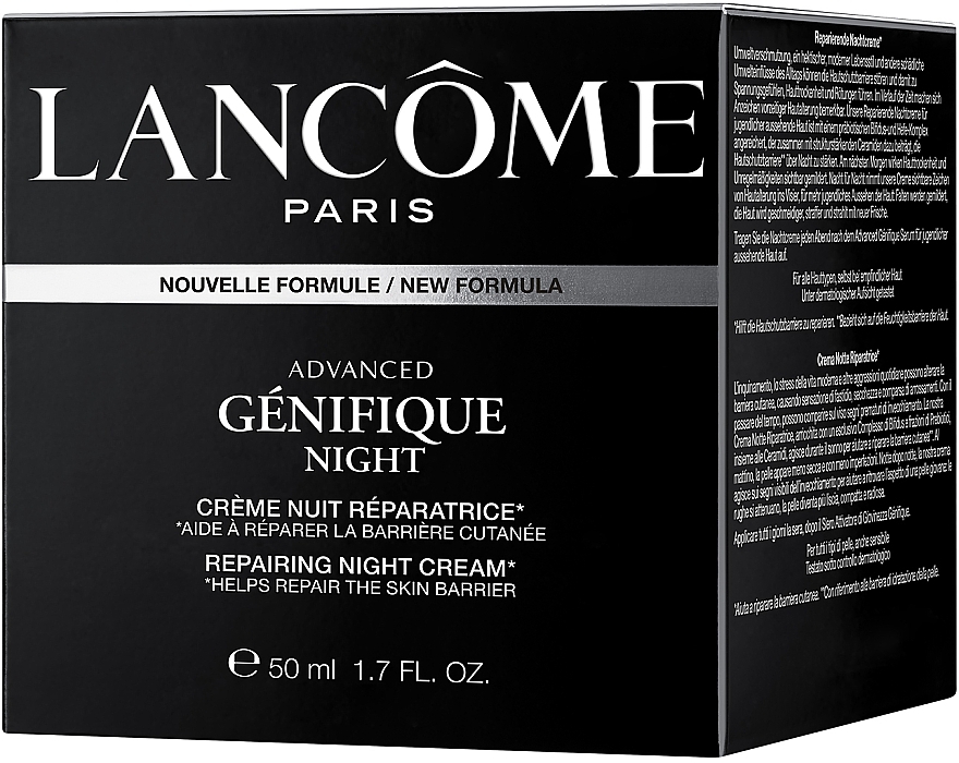 Night Face Cream for Protective Functions Repair - Lancome Advanced Genifique Night — photo N6