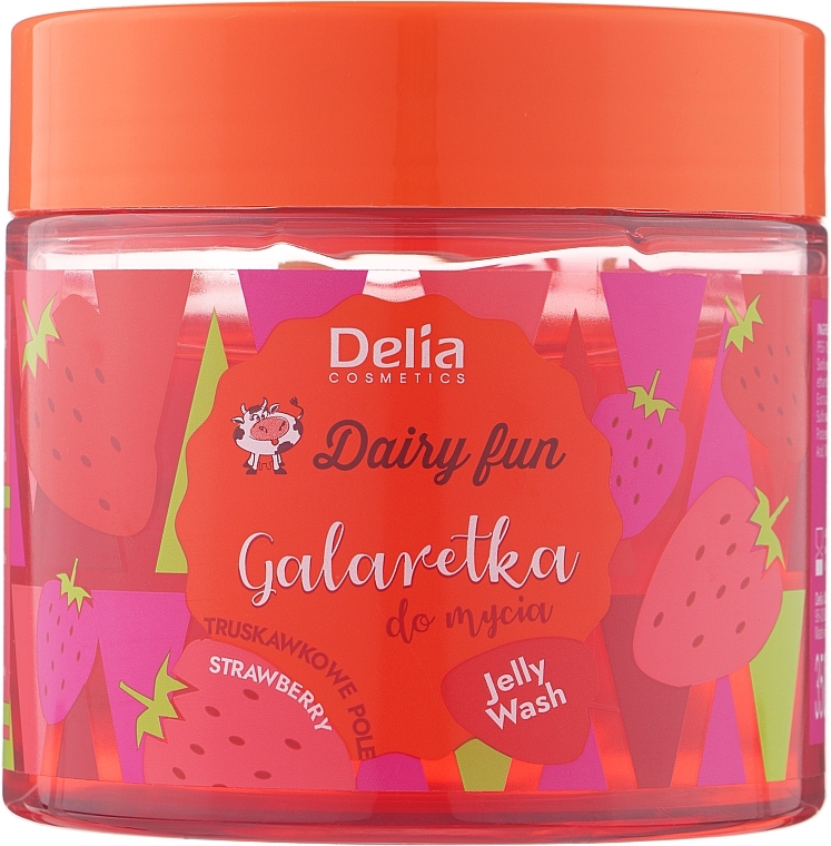 Strawberry Shower Jelly - Delia Dairy Fun Strawberry Field — photo N2