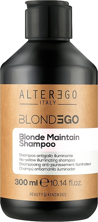 Anti-Yellow Shampoo for Bleached Hair - Alter Ego Blondego Blonde Maintain Shampoo — photo N1