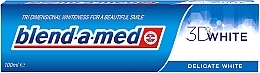 Fragrances, Perfumes, Cosmetics Toothpaste "Delicate White" - Blend-a-med 3D White Delicate White