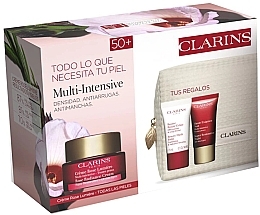 Fragrances, Perfumes, Cosmetics Set - Clarins Super Restorative (d/cr/50ml + n/cr/15ml + f/balm/15ml + pouch)