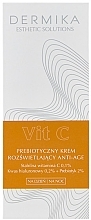 Brightening Cream with Prebiotics - Dermika Esthetic Solutions Vit C — photo N2