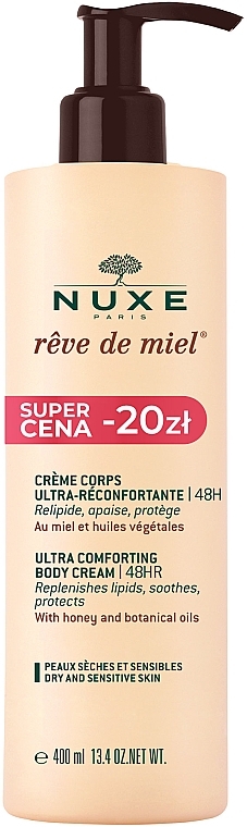 Body Cream "Honey Dream" - Nuxe Reve de Miel Ultra Comfortable Body Cream — photo N1