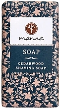 Fragrances, Perfumes, Cosmetics Cedarwood Shaving Soap  - Manna Cedarwood Shaving Soap