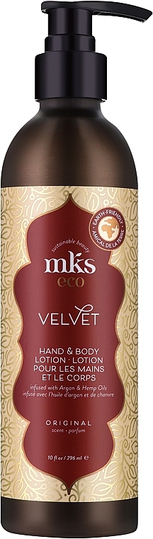 Hand & Body Lotion - MKS Eco Hand & Body Lotion Velvet Original Scent — photo N1