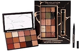 Fragrances, Perfumes, Cosmetics Set - Makeup Revolution Reloaded Serendipity Palette & Liner Set