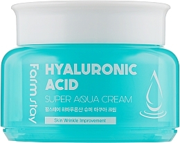 Fragrances, Perfumes, Cosmetics Moisturizing Hyaluronic Acid Cream - FarmStay Hyaluronic Acid Super Aqua Cream