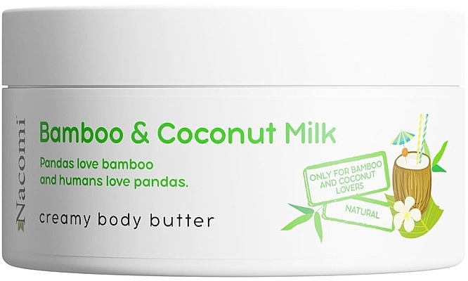 Bamboo & Coconut Milk Body Butter - Nacomi Bamboo And Coconut Milk Creamy Body Butter — photo N1