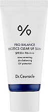 Sunscreen Lightening Cream with Probiotics - Dr.Ceuracle Pro Balance Biotics Clear Up Sun SPF50+ — photo N1