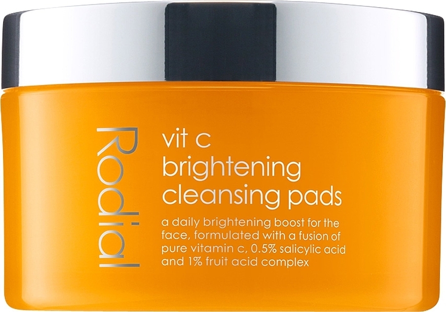 Face Cleansing Pads - Rodial Pure Vitamin C Formulated Brightening Cleansing Pad — photo N1