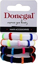 Fragrances, Perfumes, Cosmetics Hair Ties, FA-5681, 4 pcs, black, white - Donegal