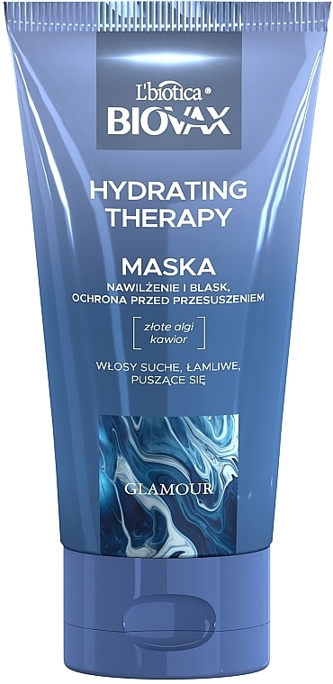 Hair Mask - L'biotica Biovax Glamour Hydrating Therapy — photo N1