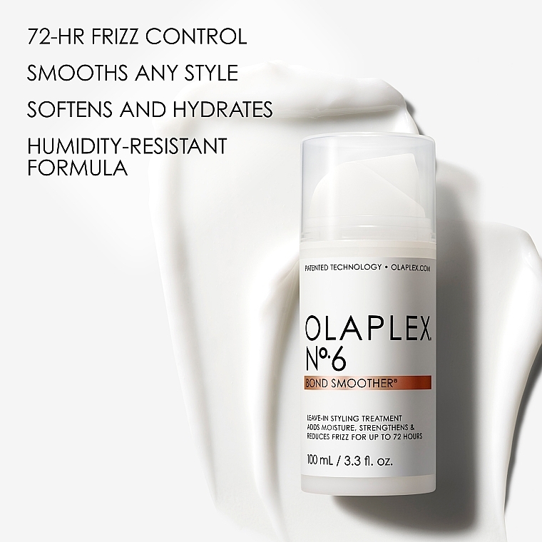 Repairing Hair Styling Cream (with pump) - Olaplex Bond Smoother Reparative Styling Creme No. 6 — photo N3
