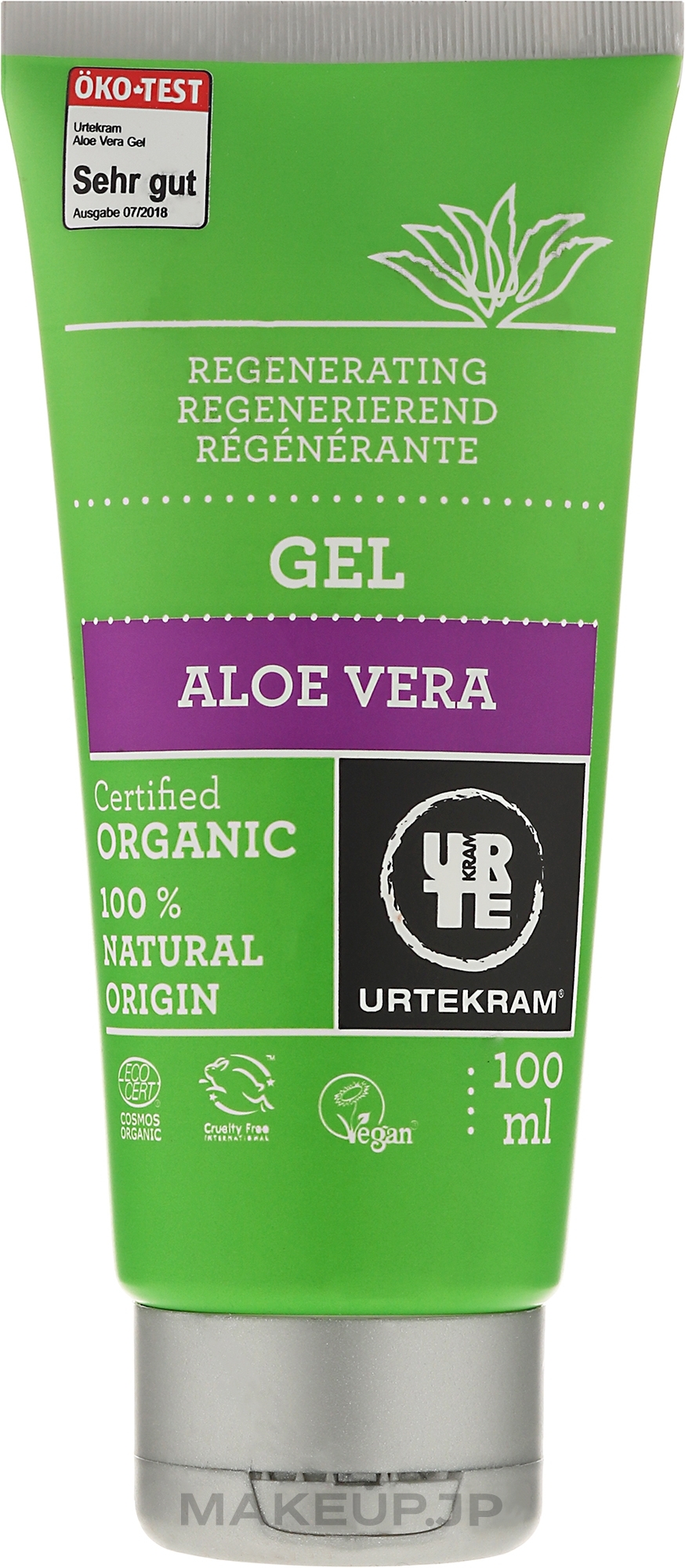 Revitalizing Facial Gel - Urtekram Aloe Vera Gel — photo 100 ml