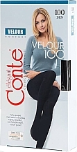 Fragrances, Perfumes, Cosmetics Tights "Velour" 100 Den, nero - Conte