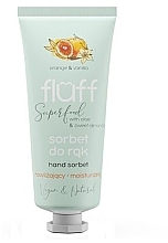 Fragrances, Perfumes, Cosmetics Moisturizing Hand Cream "Orange & Vanilla" - Fluff Hand Sorbet 