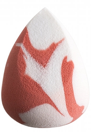 Makeup Sponge, coral, cut - Deni Carte Make Up Sponge Ultra Soft Cut Coral Blender 4358 — photo N1