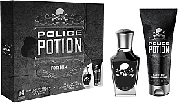 Fragrances, Perfumes, Cosmetics Police Potion For Him - Set (edp/30ml + b/shm/100ml)