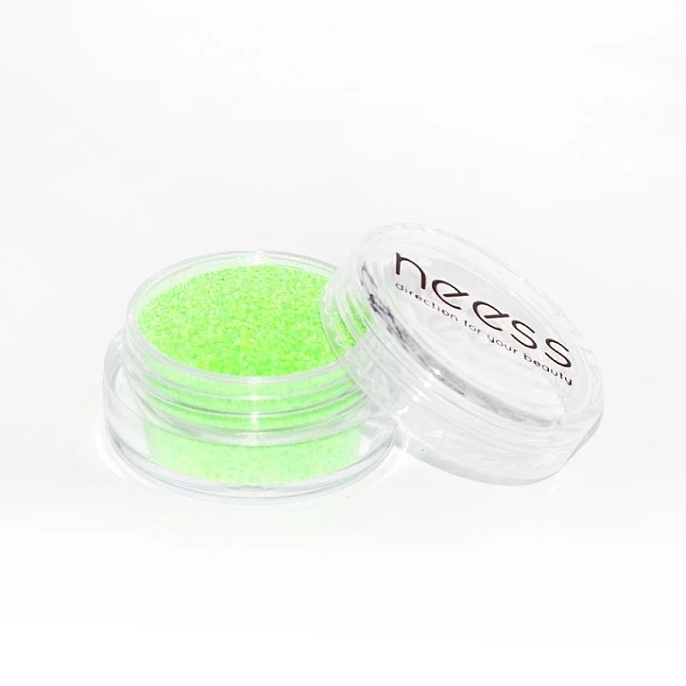 GIFT! Nail Glitter, green - Neess Candy Effect — photo N1