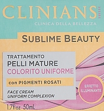 Fragrances, Perfumes, Cosmetics Rejuvenating Cream for Mature Skin with EterniSkin - Clinians Sublime Beauty Anti-Wrinkle Face Cream