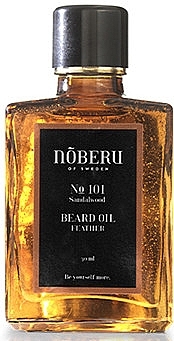 Beard Oil - Noberu Of Sweden №101 Sandalwood Feather Beard Oil — photo N1