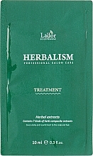 GIFT! Hair Mask with Herbal Extracts - La'dor Herbalism Herbalism Treatment (sample) — photo N1