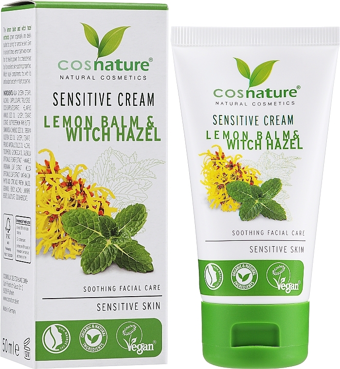 Face Cream for Sensitive Skin - Cosnature Melisa Bio Sensitive Cream — photo N2