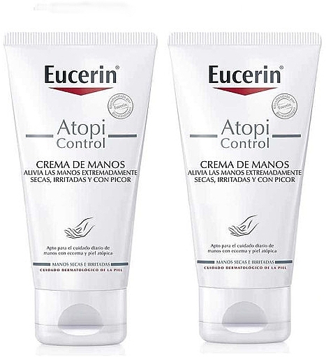 Set - Eucerin Atopi Control Hand Cream (h/cr/2x75ml) — photo N2