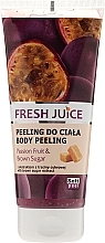 Fragrances, Perfumes, Cosmetics Body Peeling "Passion Fruit & Brown Sugar" - Fresh Juice Passion Fruit & Brown Sugar