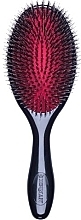 Fragrances, Perfumes, Cosmetics Combined Bristles Hair Brush D81L, large - Denman Large Cushion Natural Bristle With Single Nylon Quill