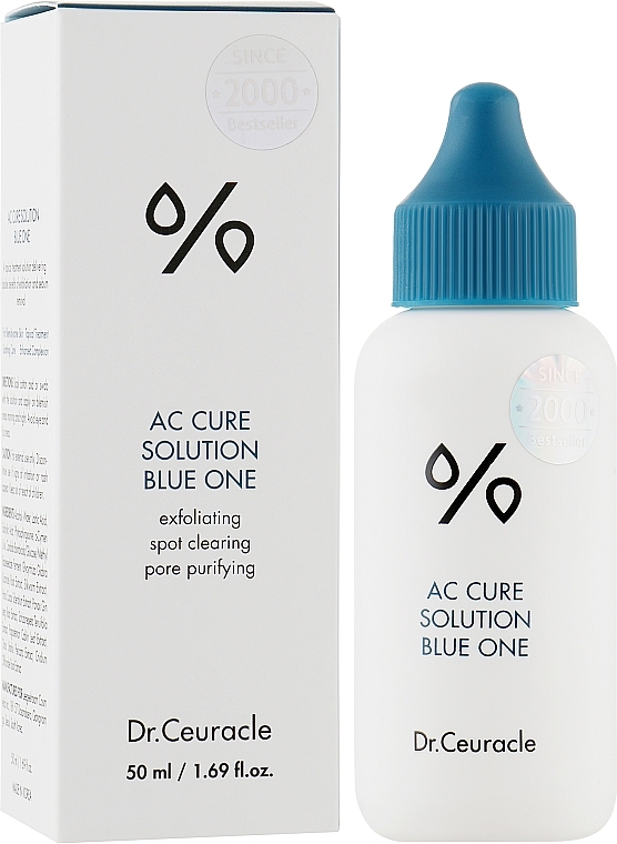 Serum do cery tr№dzikowej - Dr.Ceuracle Ac Care Solution Blue One — photo N2