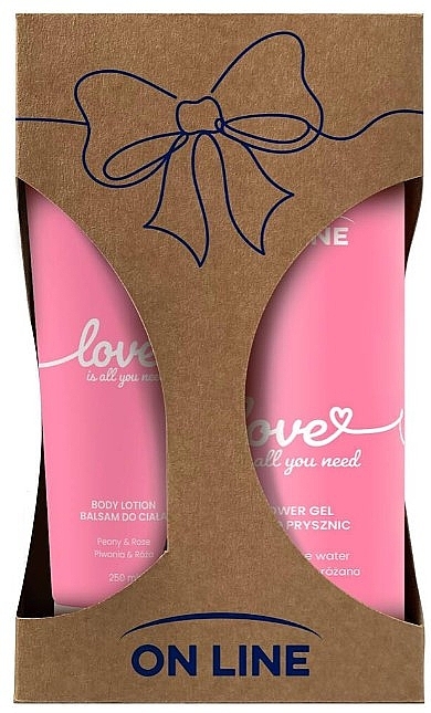 Set - On Line Love Is All You Need (sh/gel/500ml + b/lot/250ml)	 — photo N1