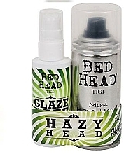 Fragrances, Perfumes, Cosmetics Set - Tigi Bed-Head Candy Fixations Glaze Haze + Hard Head (serum/60ml + hairspray/100ml)